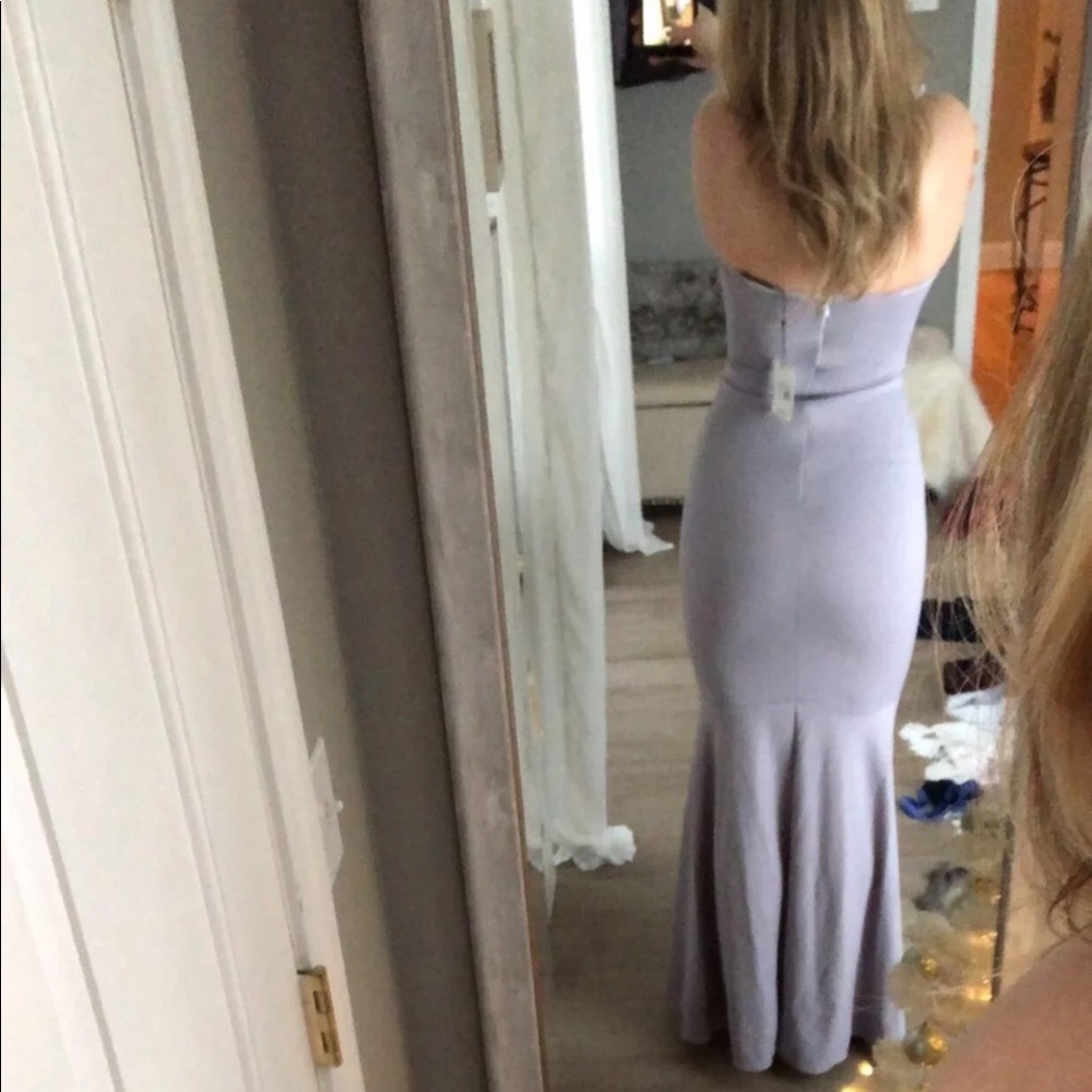 Grey formal dress